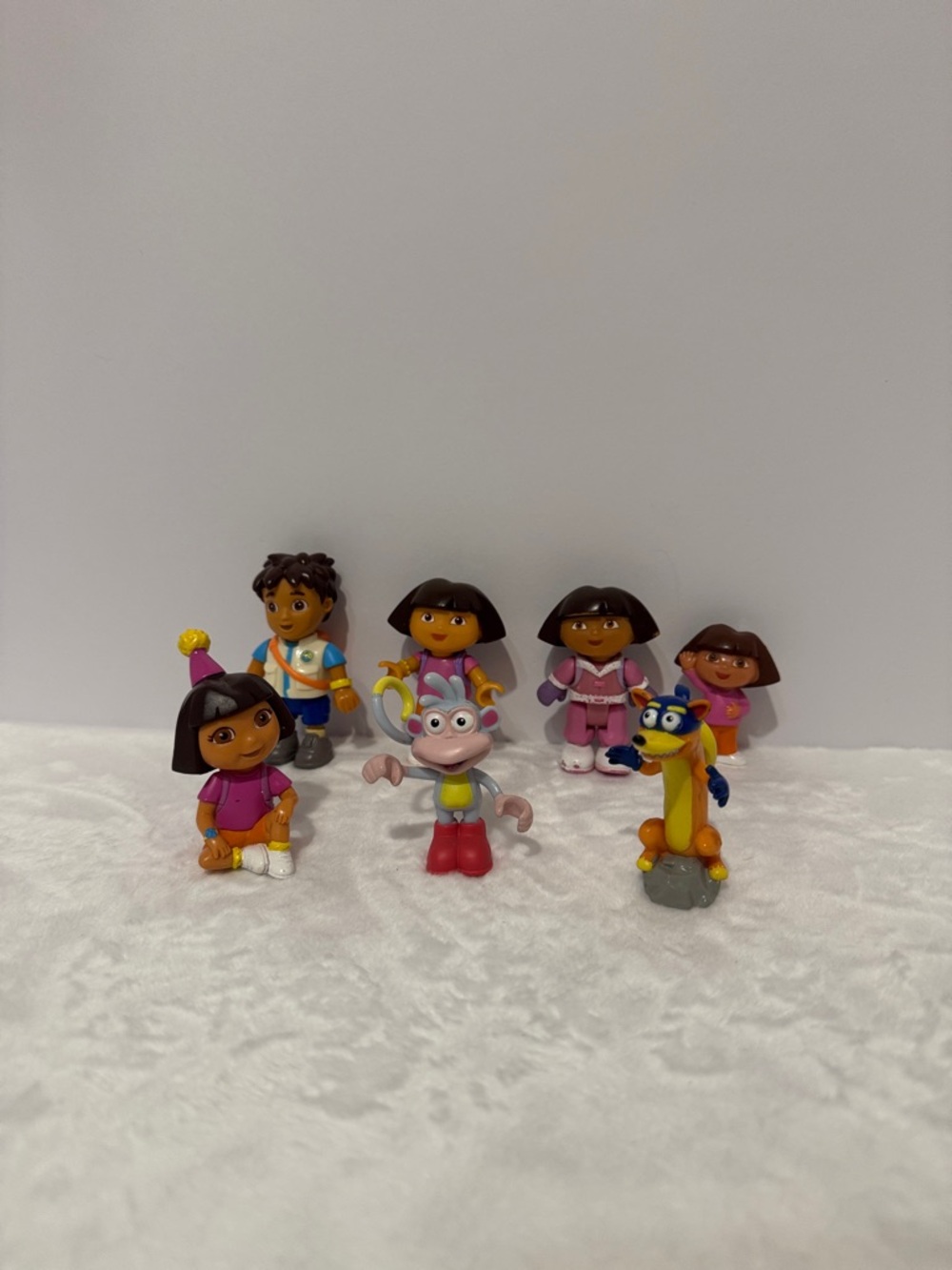 Dora the explorer Diego and boots lot of 7 piece figures
